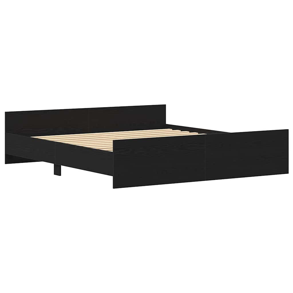 Modern Wooden Super King Size 180cm Bed Frame Base With Headboard & Footboard