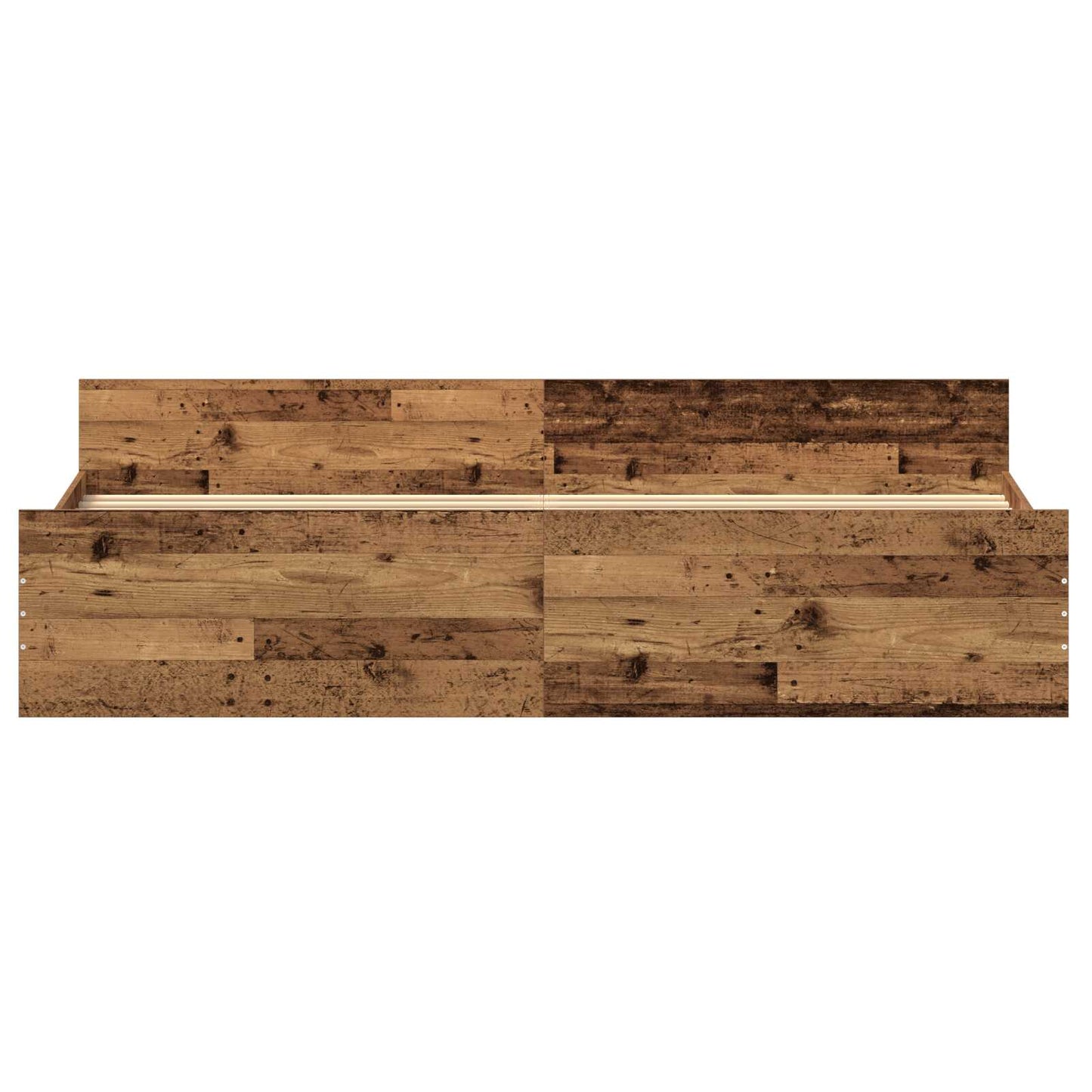 Modern Wooden Emperor Size 2m Bed Frame Base With Headboard & Footboard