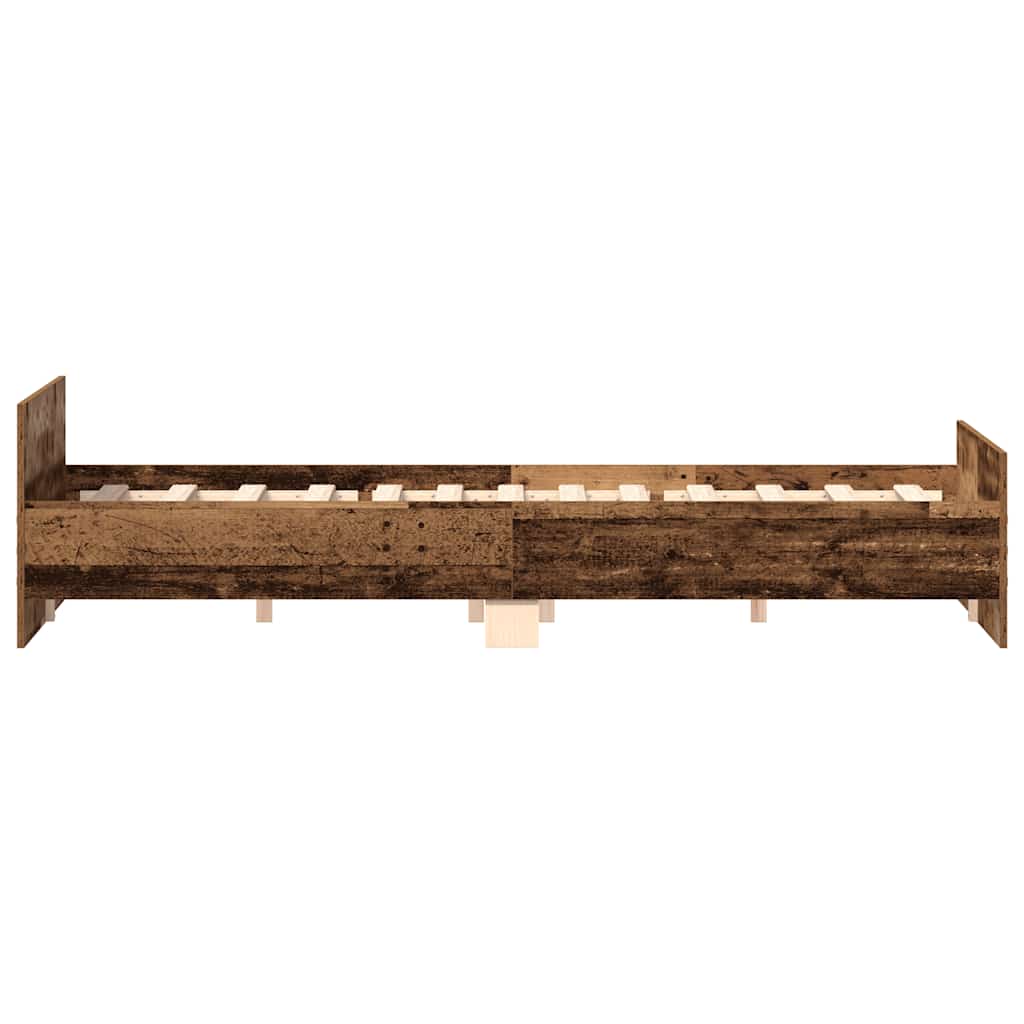 Modern Wooden Queen Size 160cm Bed Frame Base With Headboard & Footboard
