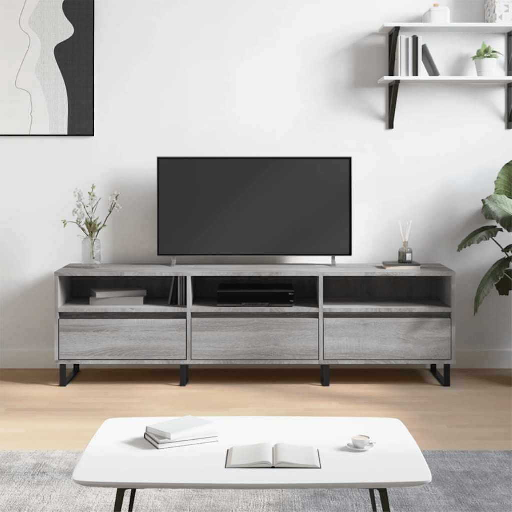 Modern Wooden 60 Inch TV Tele Stand Unit Cabinet With 6 Storage Compartments