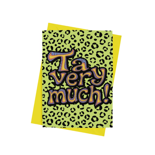 Ta Very Much Thank You Card
