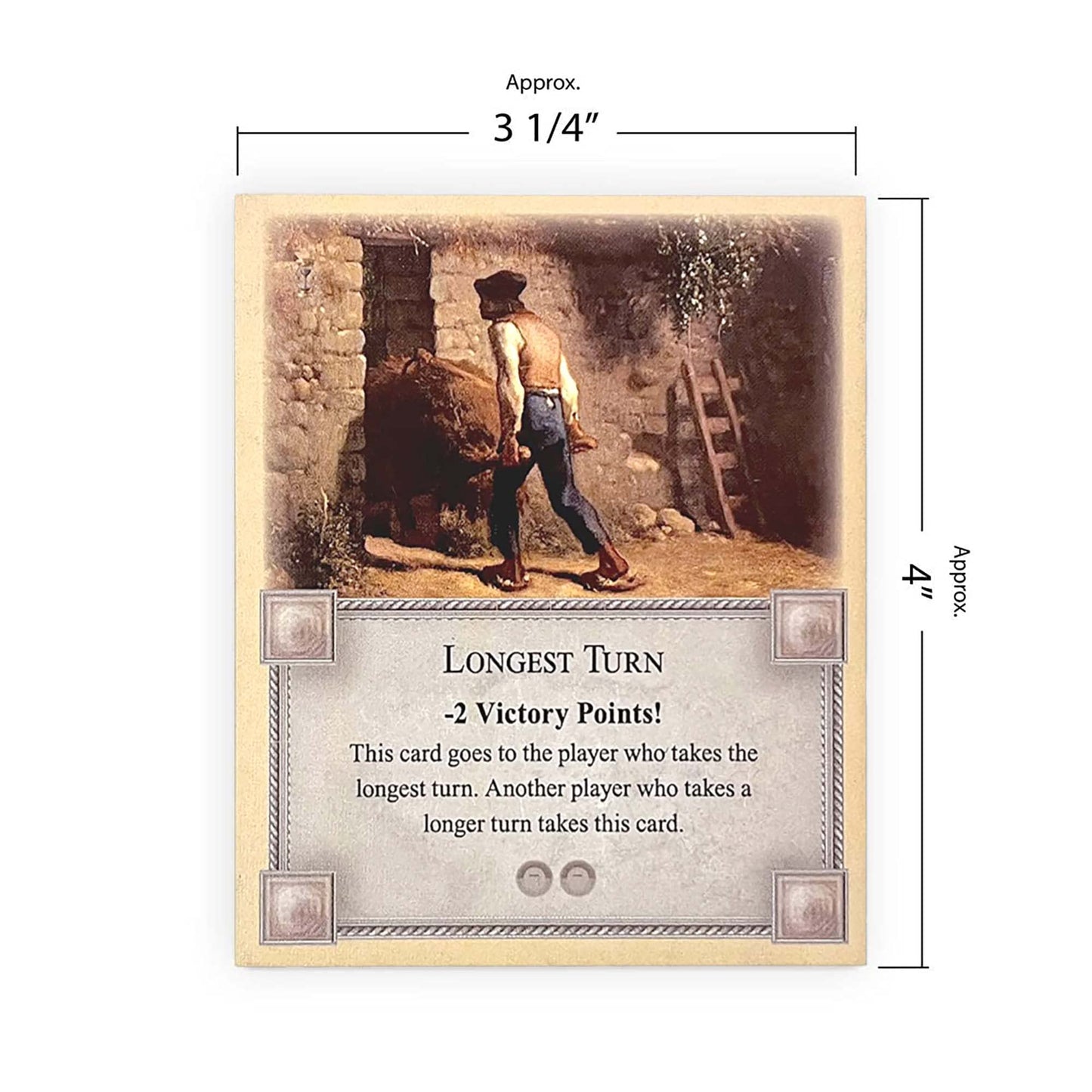 Tabletop Monthly Longest Turn & Port of Call Cards for Catan 5th Edition