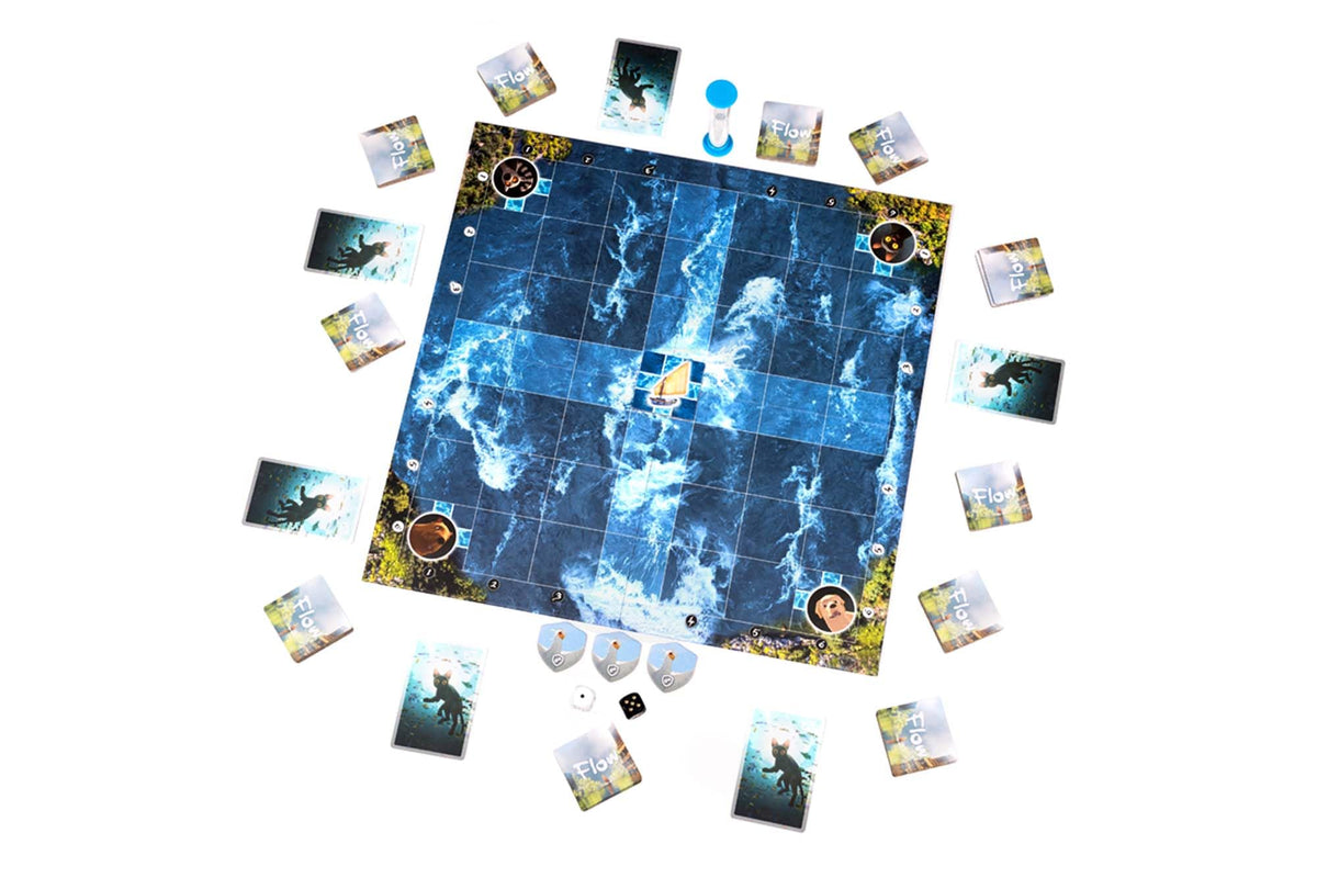 Flow: The Official Cooperative Board Game by Tabletop Tycoon | 1–6 Players, Ages 8+, Solo & Family Play