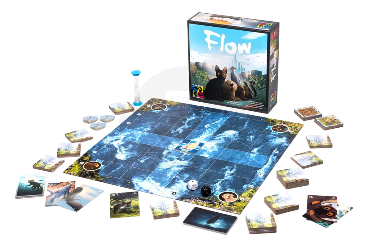 Flow: The Official Cooperative Board Game by Tabletop Tycoon | 1–6 Players, Ages 8+, Solo & Family Play