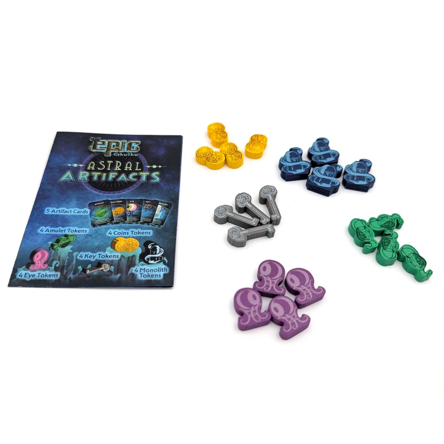 Tabletop Tycoon Tiny Epic Cthulhu Deluxe — Cooperative Horror Board Game with Astral Artifacts