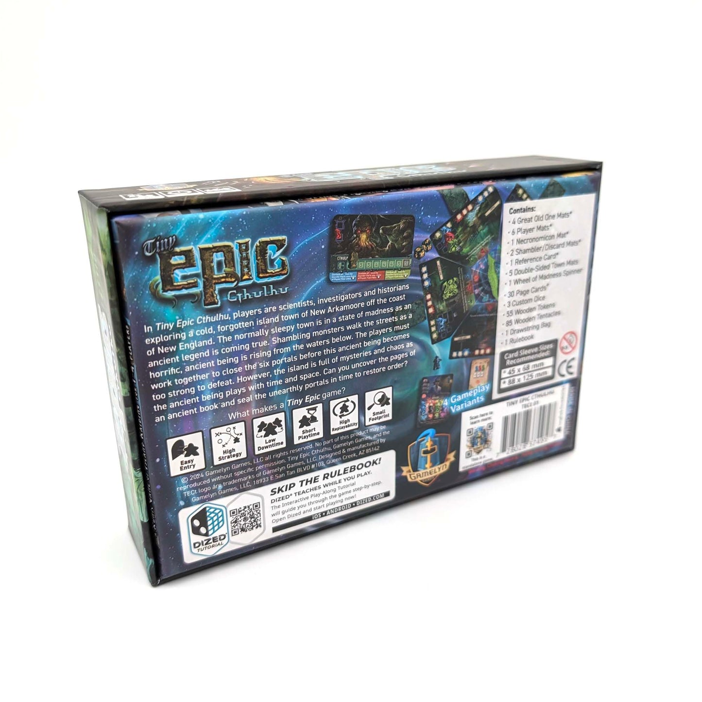 Tabletop Tycoon Tiny Epic Cthulhu Deluxe — Cooperative Horror Board Game with Astral Artifacts