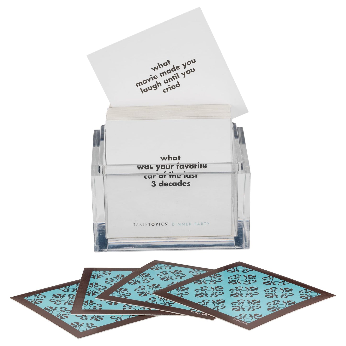 TableTopics Dinner Party Conversation Cards – 135 Ice Breakers for Adults | Ideal Host Gift