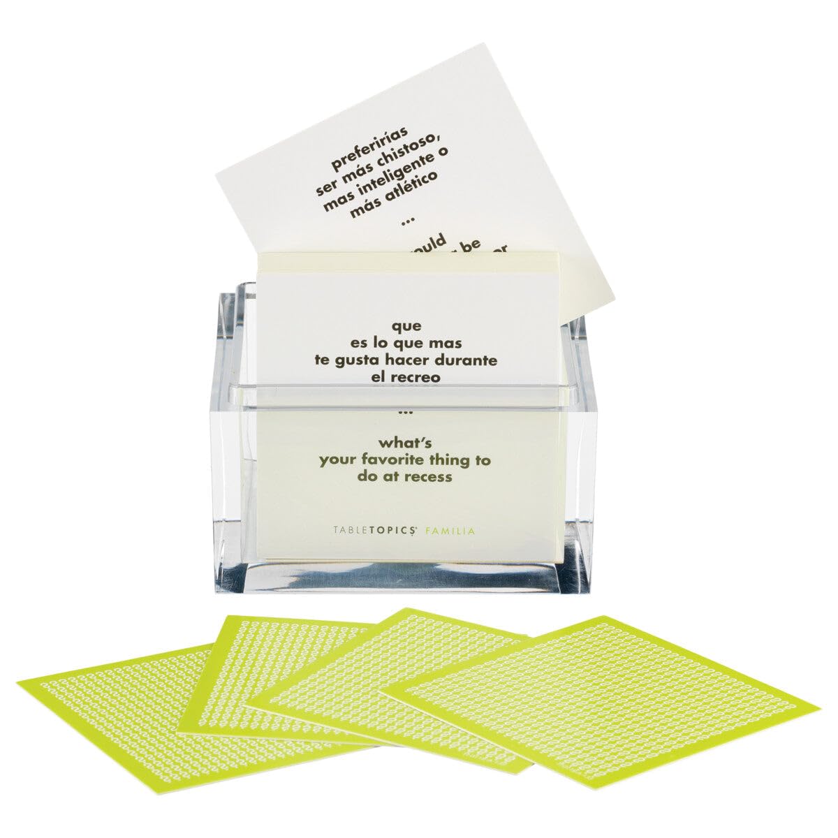 TableTopics Familia En Espanol – 135 Bilingual Spanish/English Conversation Cards