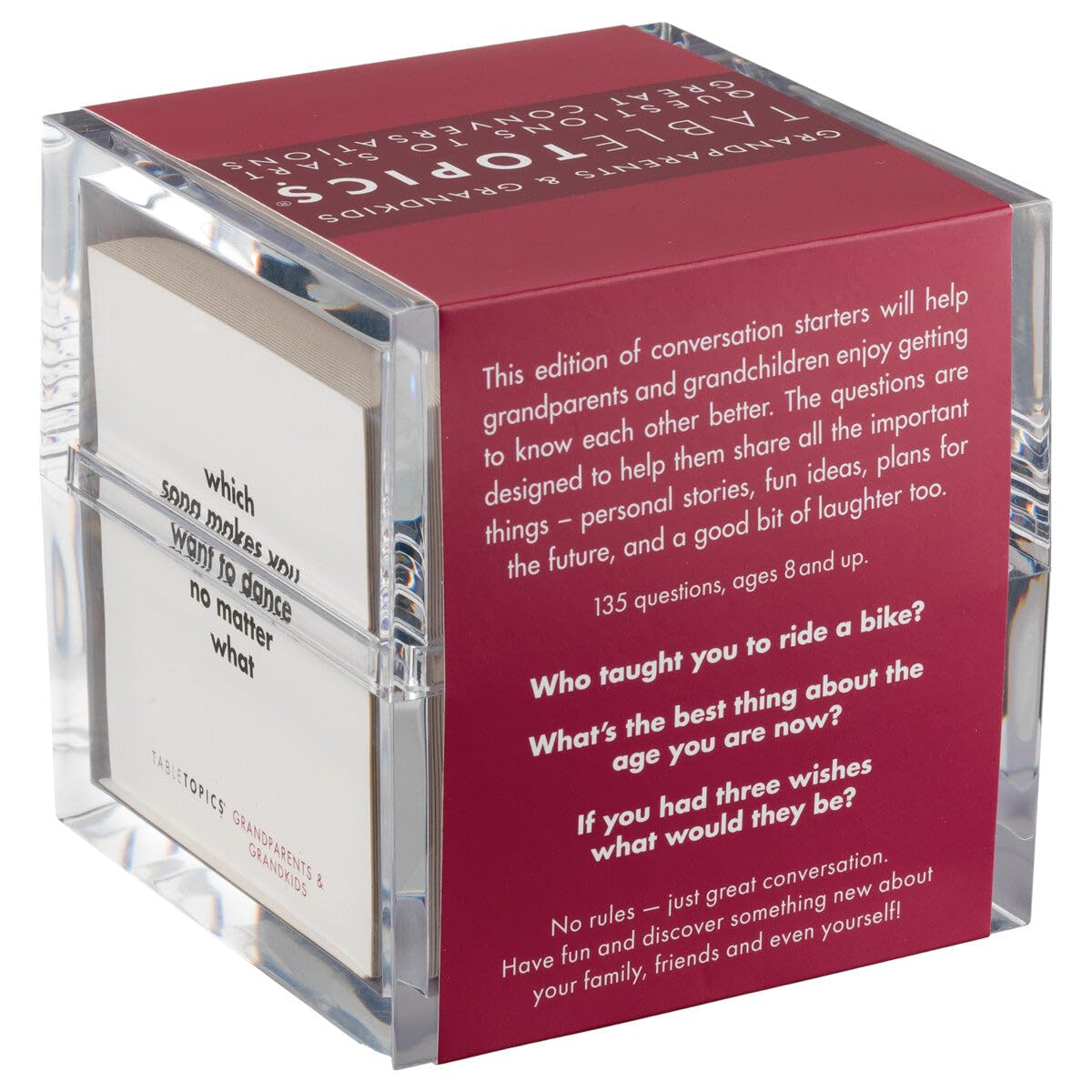 TableTopics Grandparents & Grandkids Conversation Cards — 135 Fun Questions to Connect Generations