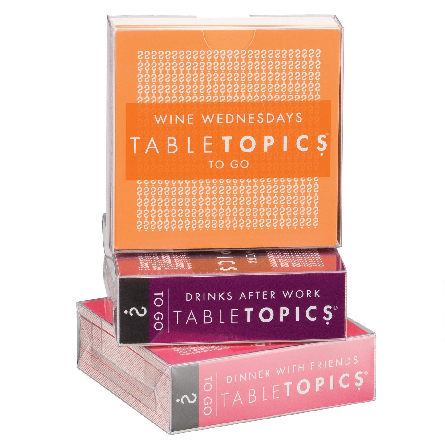 TableTopics Friends Conversation Pack – 120 Starter Cards for Parties & Game Nights (3-Topic Box)
