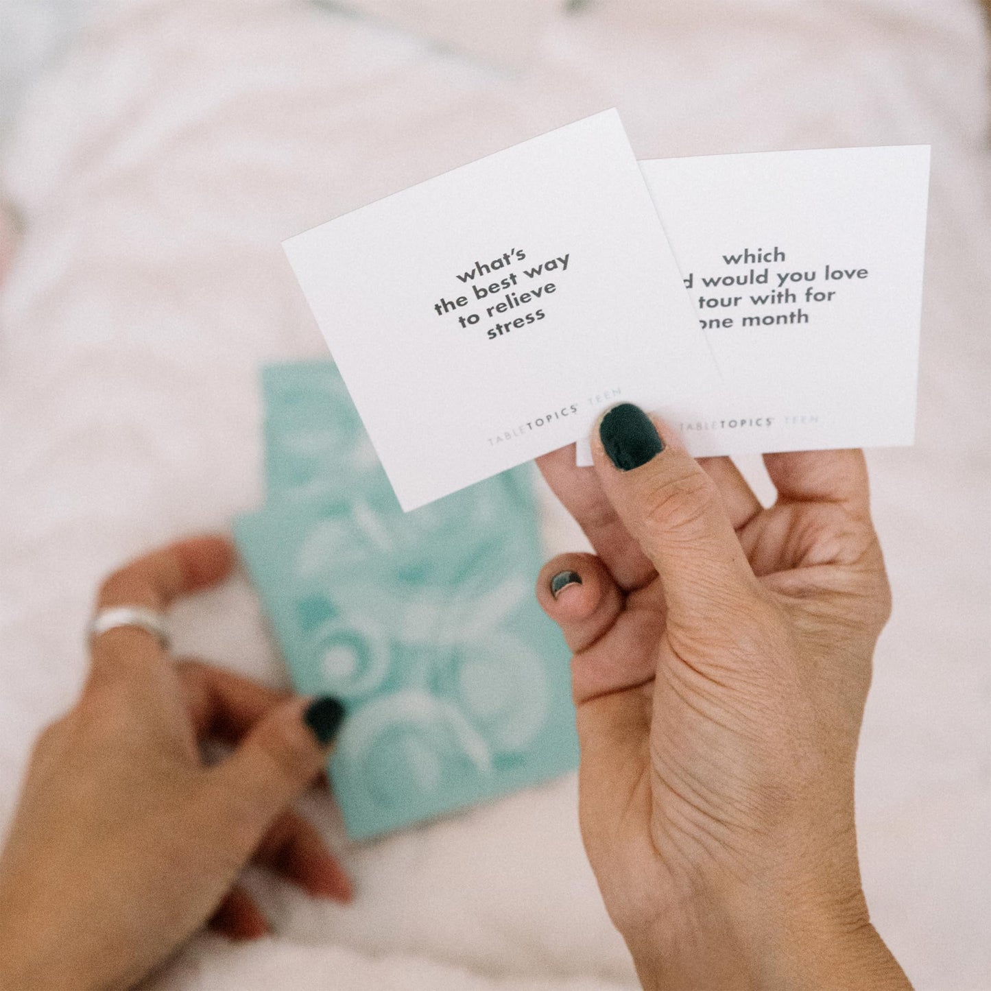 TableTopics Teen Conversation Cards – 135 Questions for Teens, Family & Friends