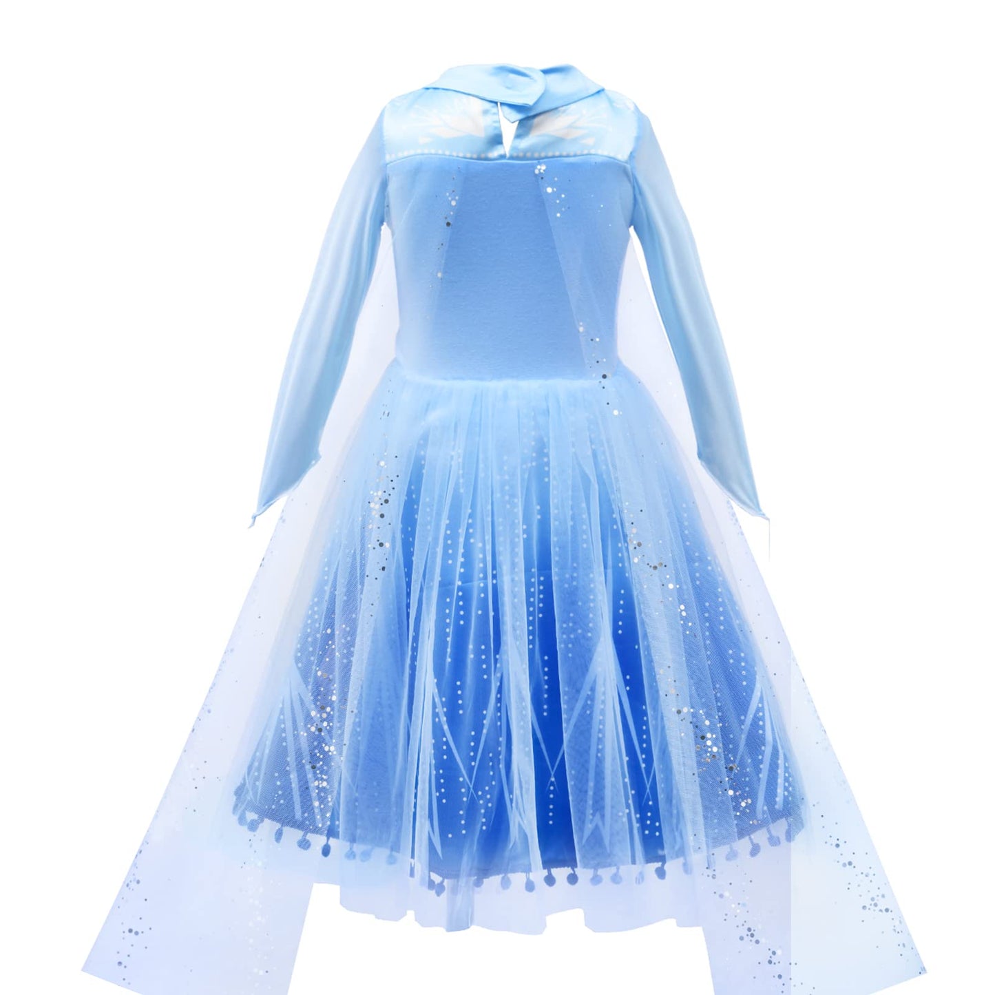 Tacobear 10Pcs Princess Dress Up Set for Girls – Snow Princess Costume with Accessories (3T–9T)