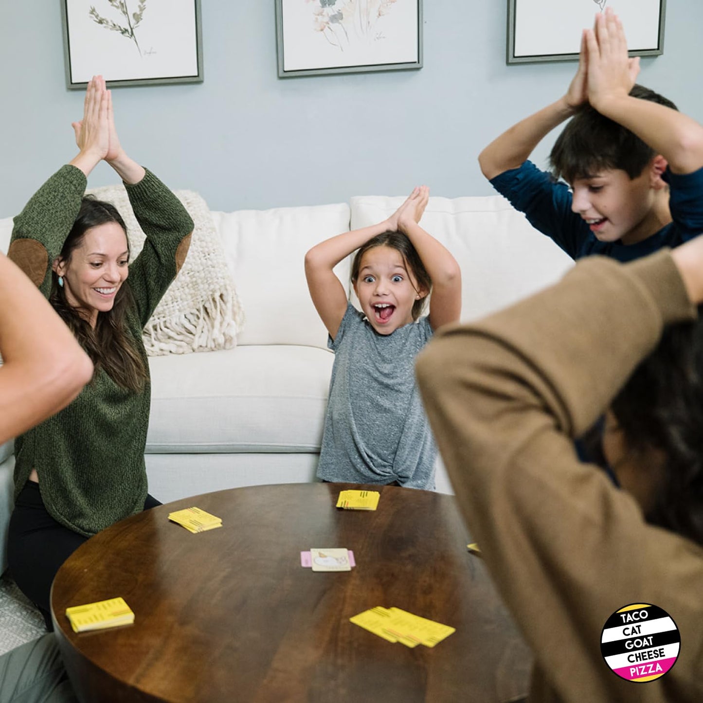 Taco Cat Goat Cheese Pizza — Fast, Fun Card Game for 2-8 Players | 10-15 Minute Rounds | Family & Friends