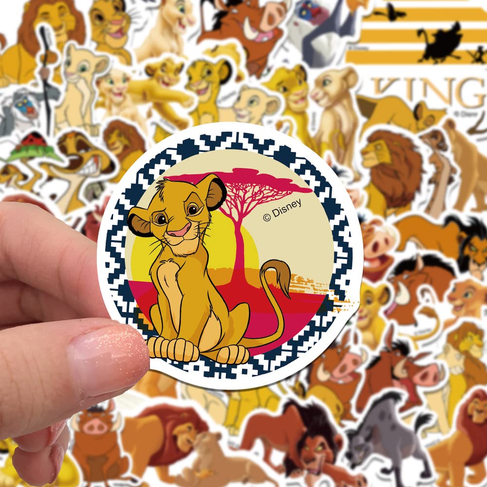 TaDadaPAO 50pcs Lion Stickers Pack – Waterproof Vinyl Decals for Kids & Teens