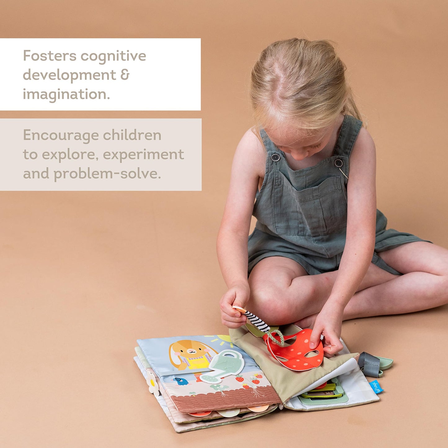 Taf Toys Busy Book for Toddlers 1-3 | Montessori Sensory Activities & Early Numeracy