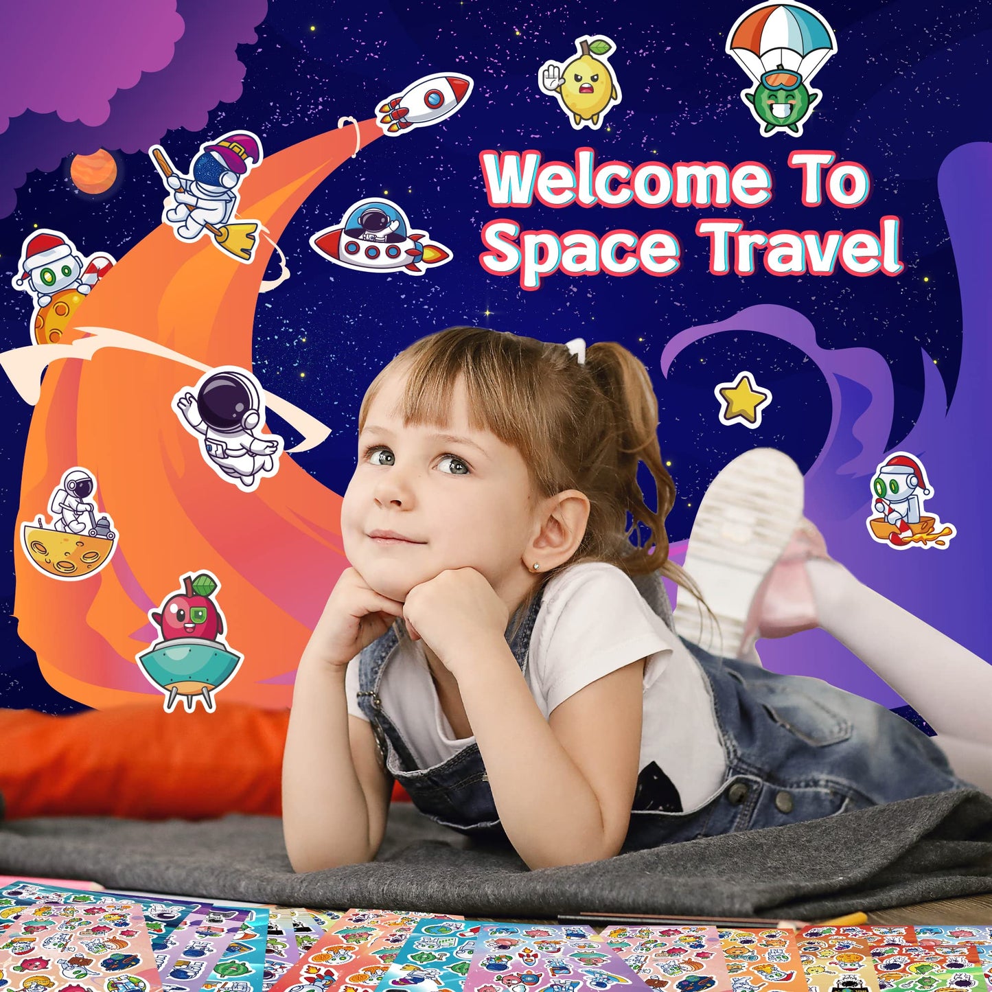 Tageenla Smelly Stickers for Kids | 36 Sheets, 600+ Scratch & Sniff Scented Stickers