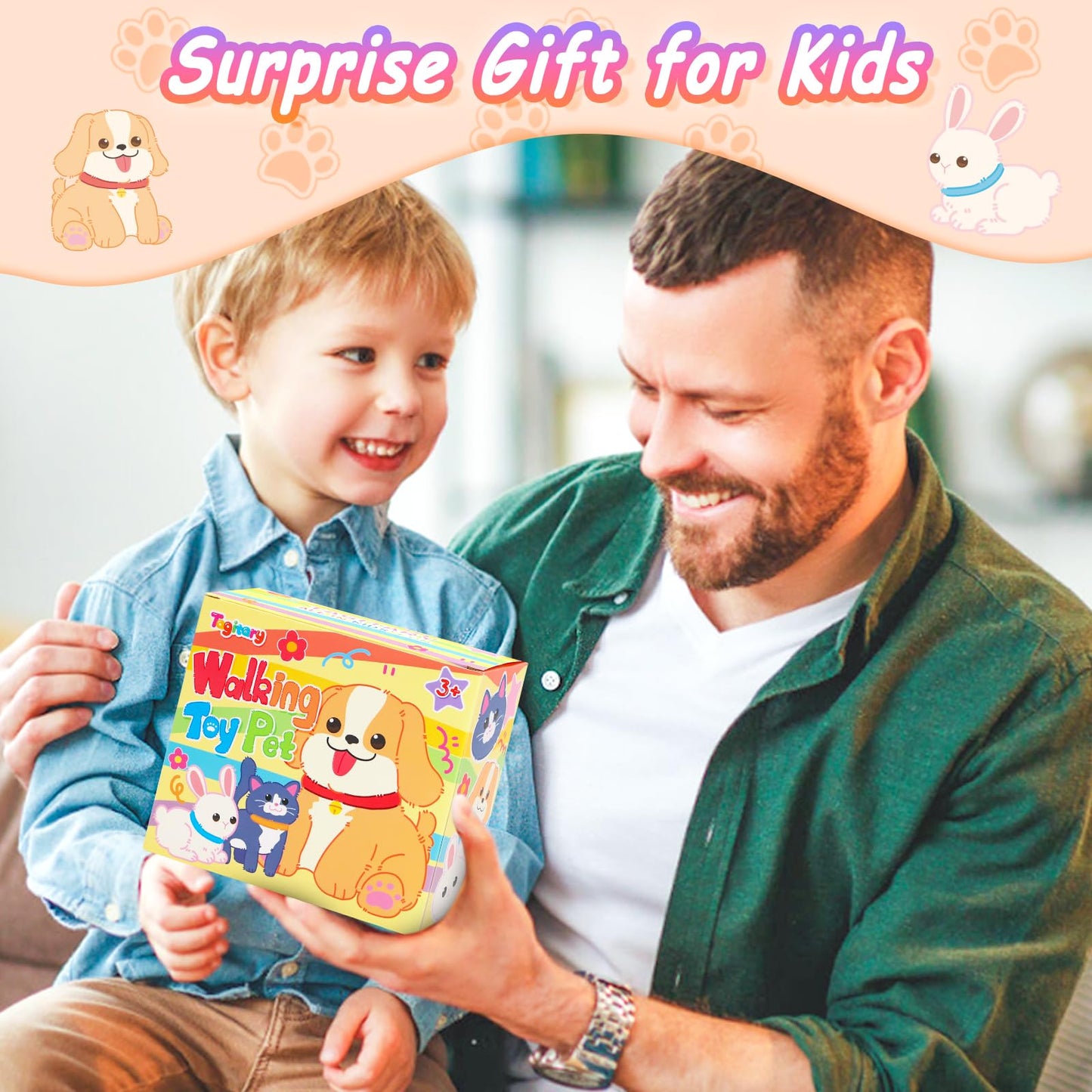 Tagitary Plush Puppy – Interactive Walking Dog Toy for Kids