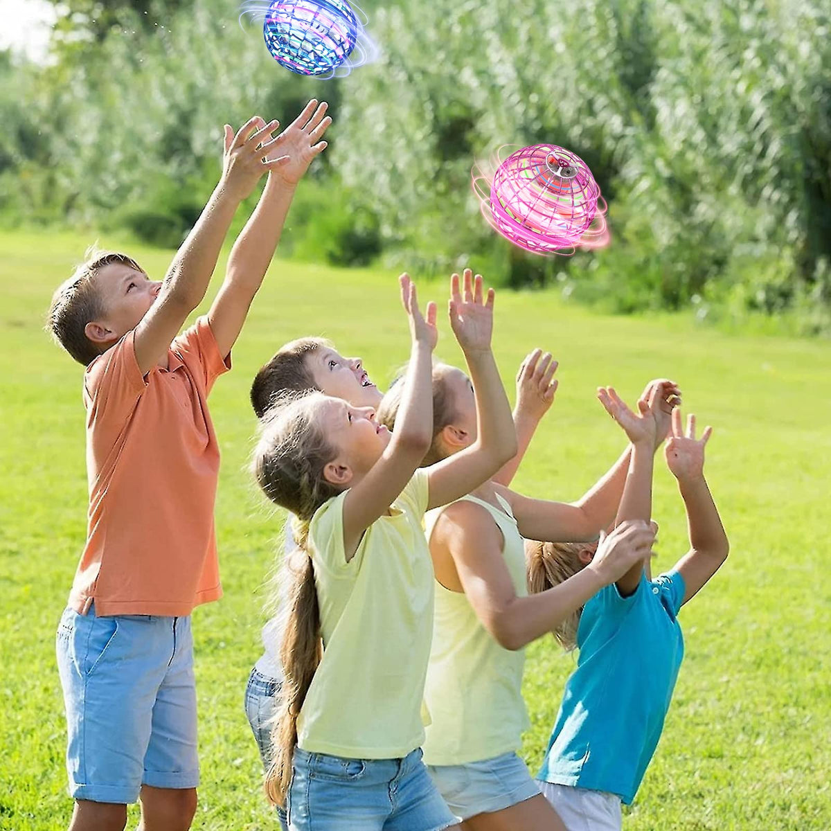 Taikcsut 2025 Upgraded Flying Orb Ball Toy - Galactic Hover Boomerang Spinner for Kids 6+
