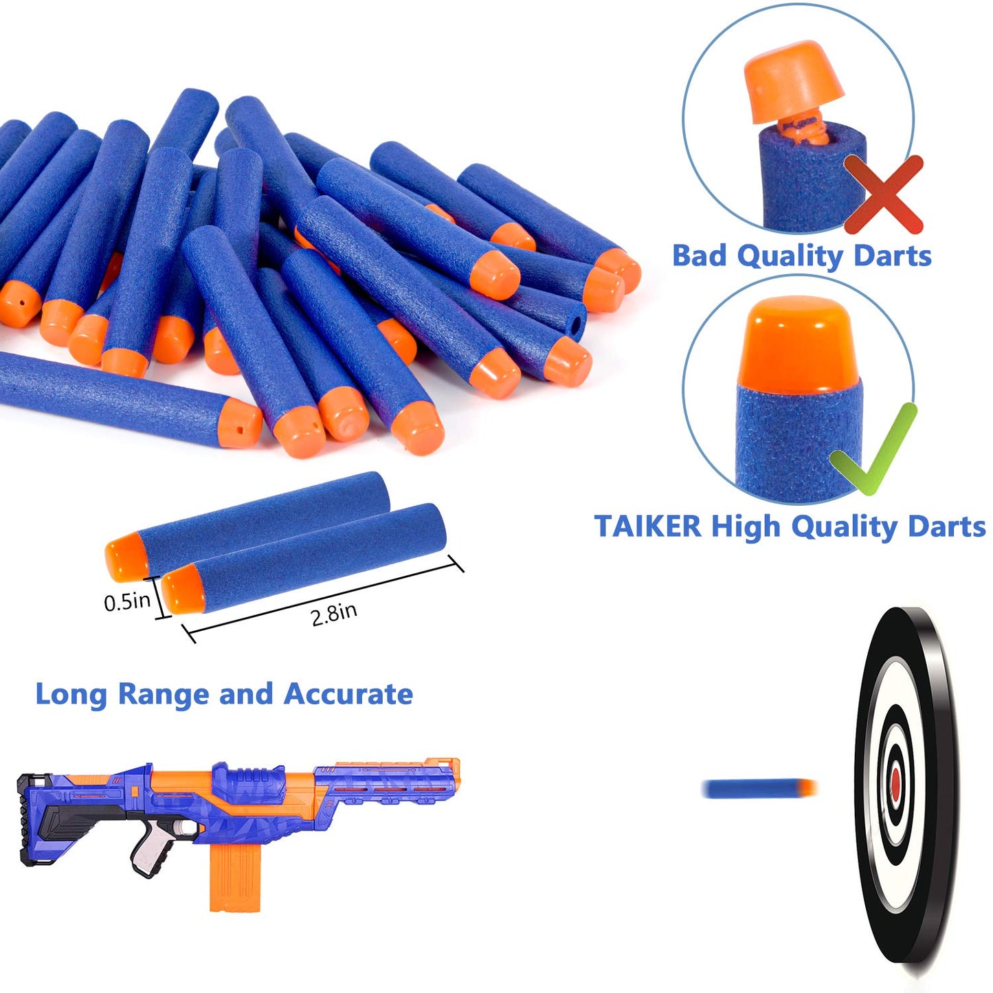 Taiker 2-Pack Nerf Vest Kit for N-Strike Elite Battles