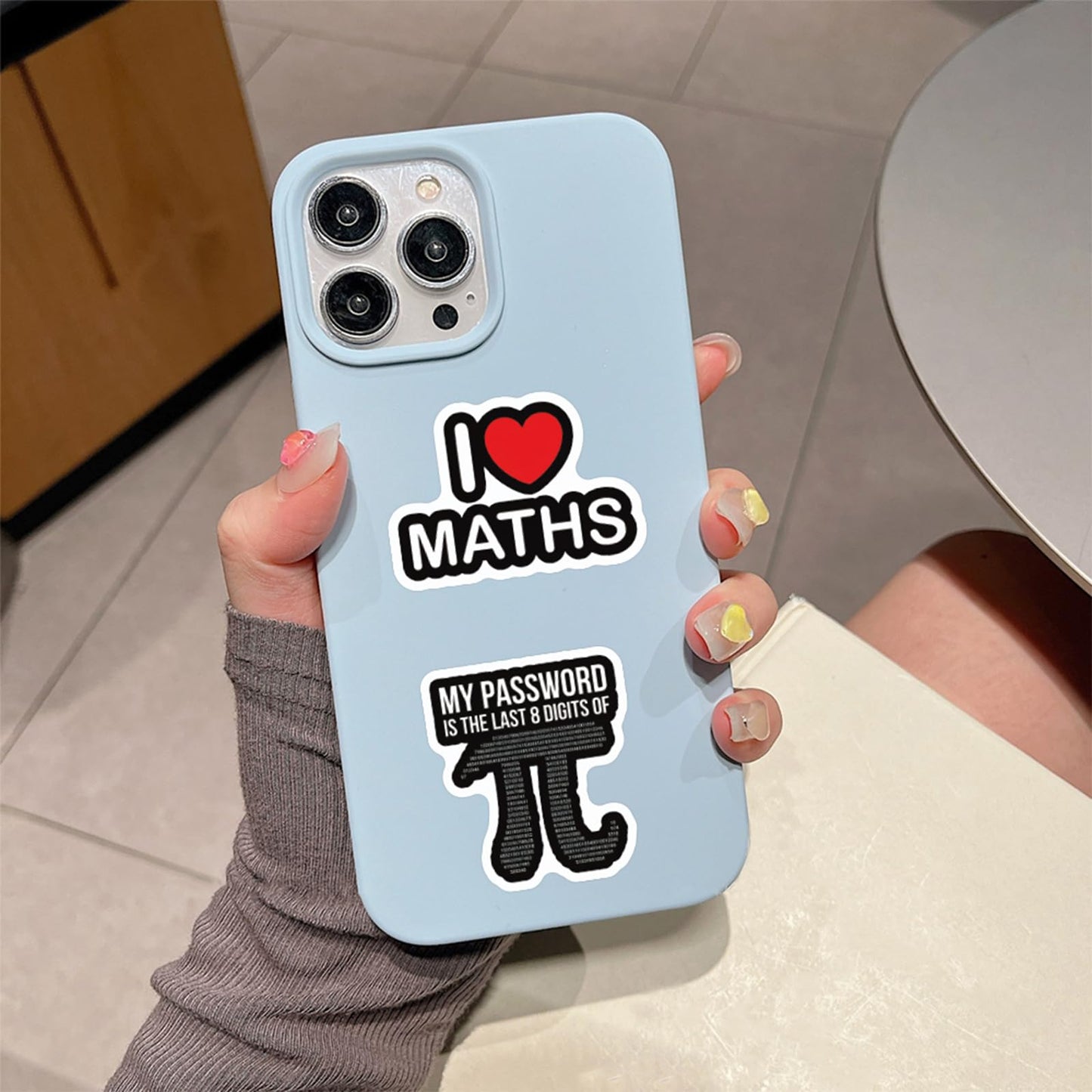 TaiLiHaile 120Pcs Math Stickers – Waterproof Vinyl Decals for Laptop, Water Bottle & More
