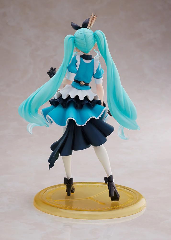 Taito Hatsune Miku Princess AMP Figure ~Alice ver.~ – Official Prize Figure with Base Stand