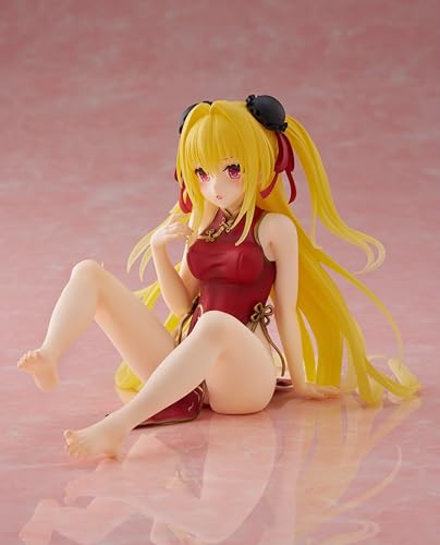 Taito To Love-Ru Darkness Desktop Figure – Golden Darkness (Chinese Dress Ver.)