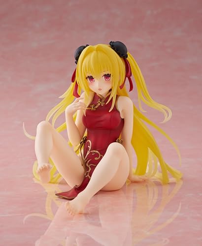 Taito To Love-Ru Darkness Desktop Figure – Golden Darkness (Chinese Dress Ver.)