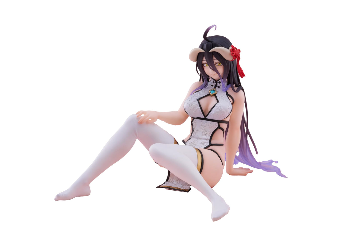Taito Overlord Desktop Cute Figure – Albedo (Chinese Dress Ver.)