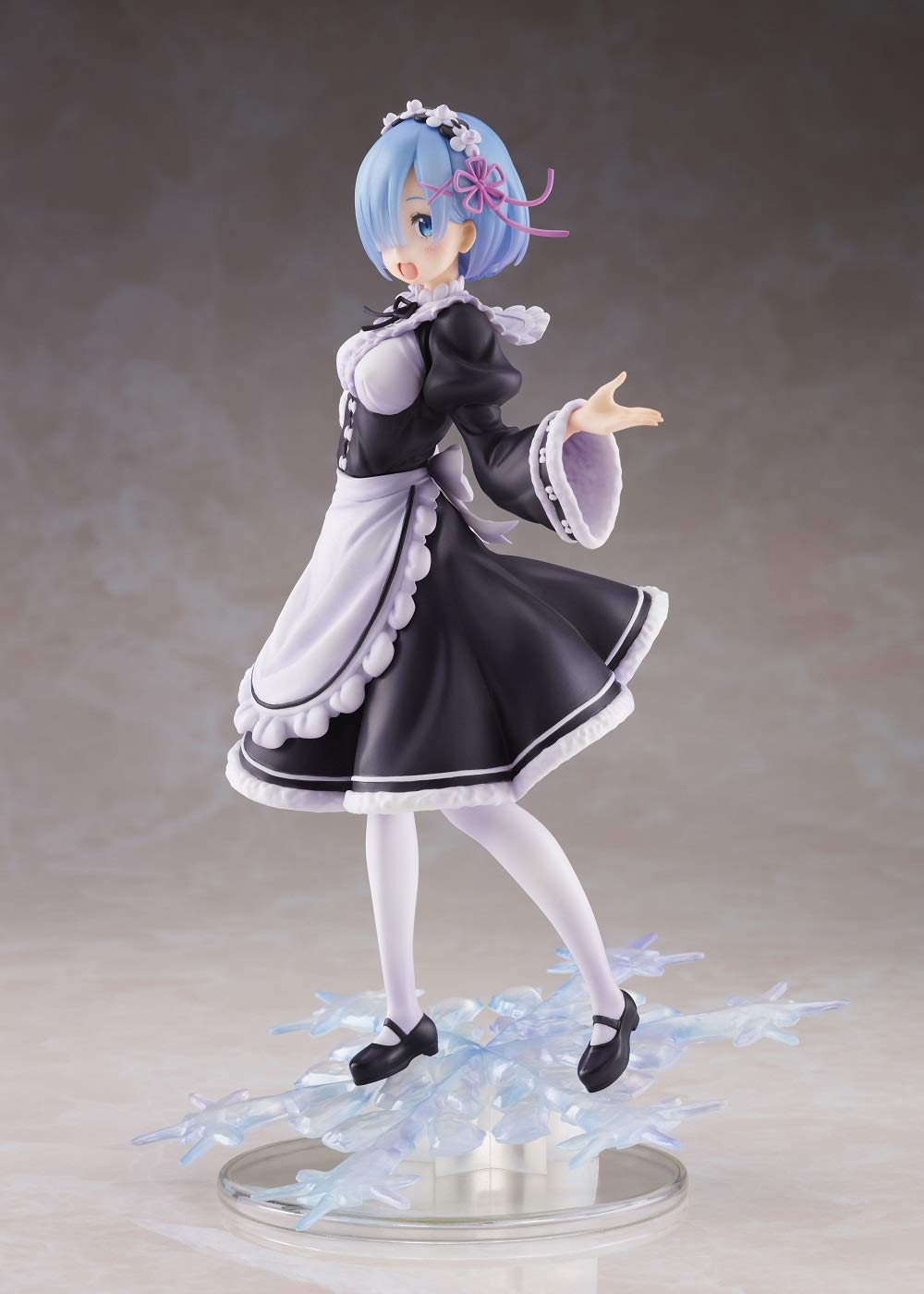 Taito Re:Zero Winter Maid Rem – 8-Inch Colorful Anime PVC Figure | Artist Masterpiece