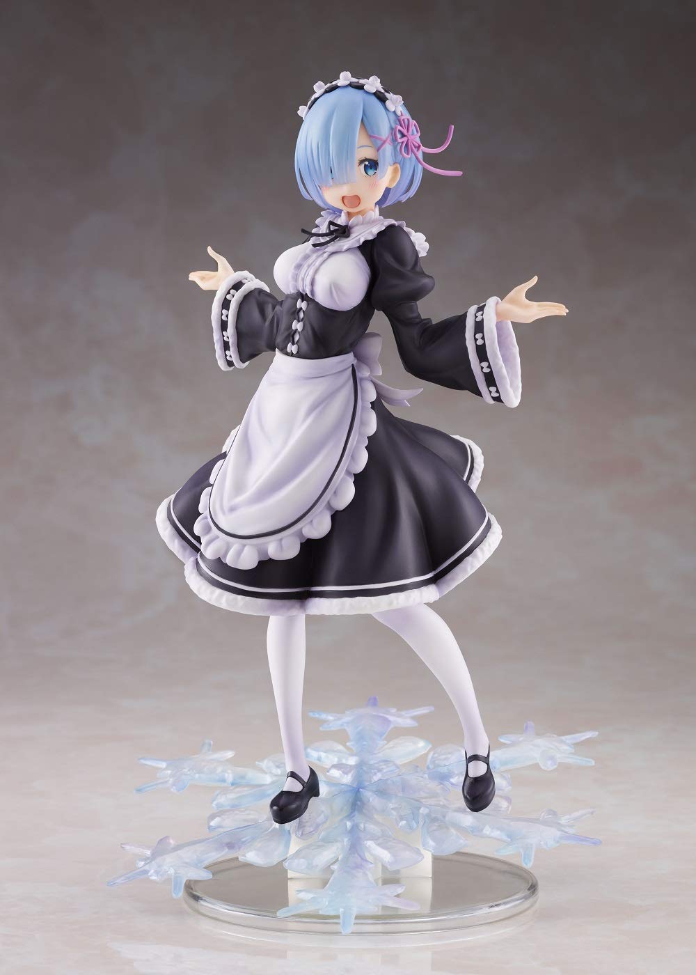 Taito Re:Zero Winter Maid Rem – 8-Inch Colorful Anime PVC Figure | Artist Masterpiece