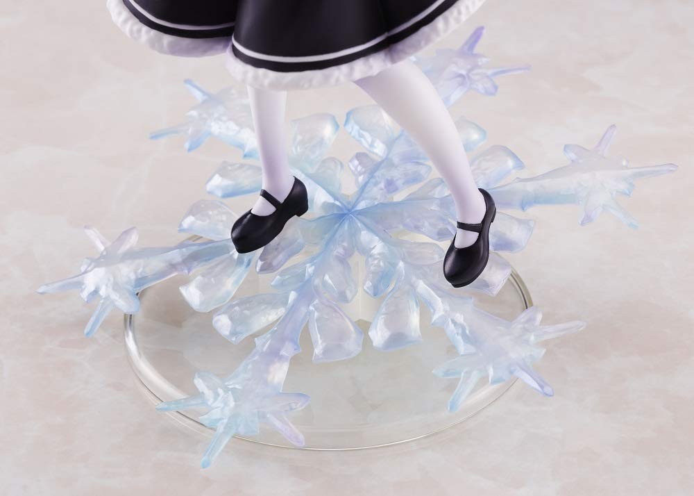 Taito Re:Zero Winter Maid Rem – 8-Inch Colorful Anime PVC Figure | Artist Masterpiece