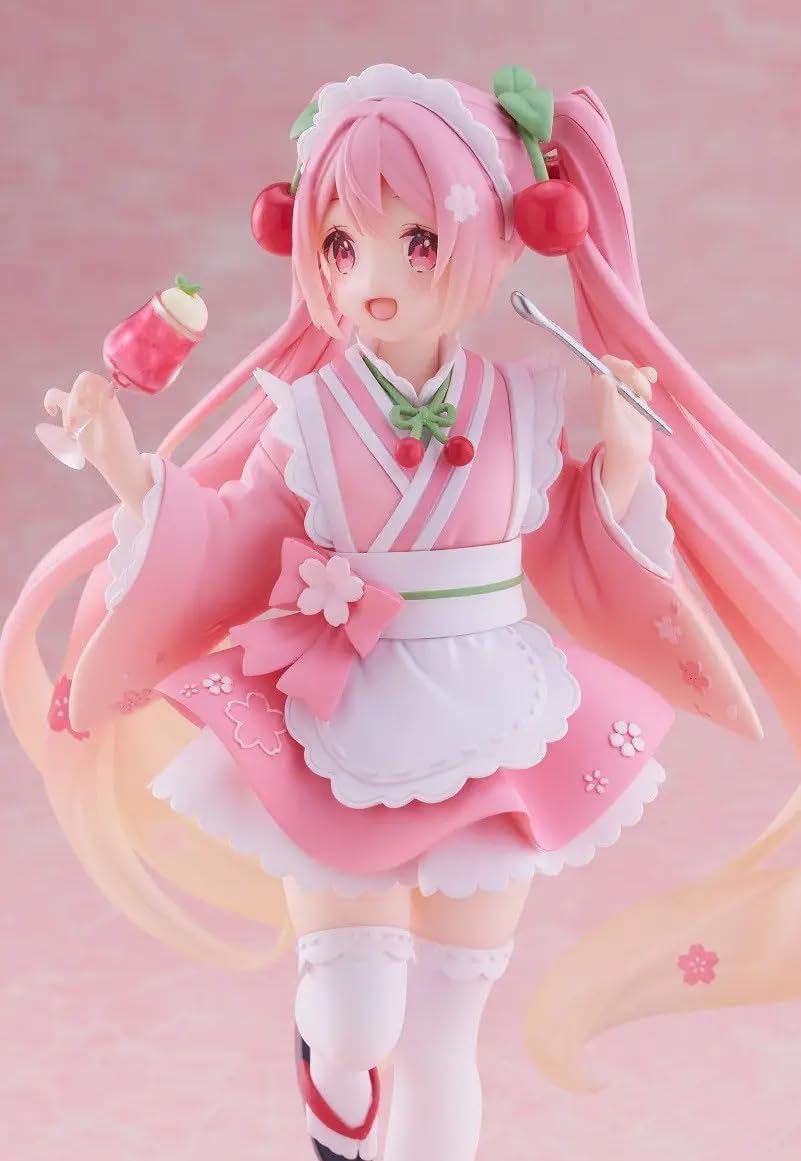 Taito Sakura Miku Newley Written Figure (Japanese Cafe Ver.) | Official Licensed Collectible