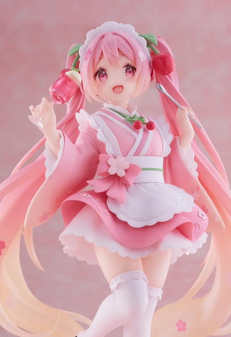 Taito Sakura Miku Newley Written Figure (Japanese Cafe Ver.) | Official Licensed Collectible