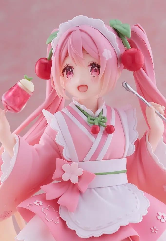 Taito Sakura Miku Newley Written Figure (Japanese Cafe Ver.) | Official Licensed Collectible
