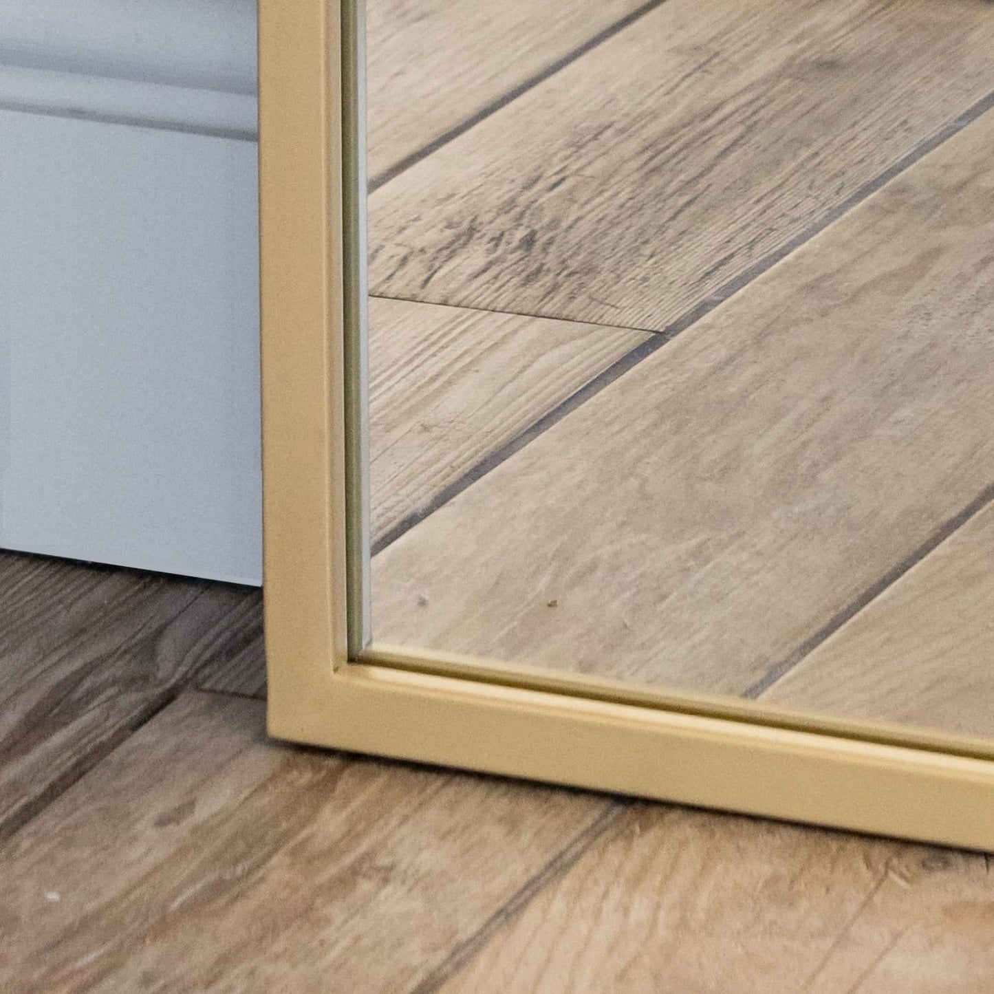 Takara - Full Length Gold Metal Rectangle Mirror - 180cm x 105cm