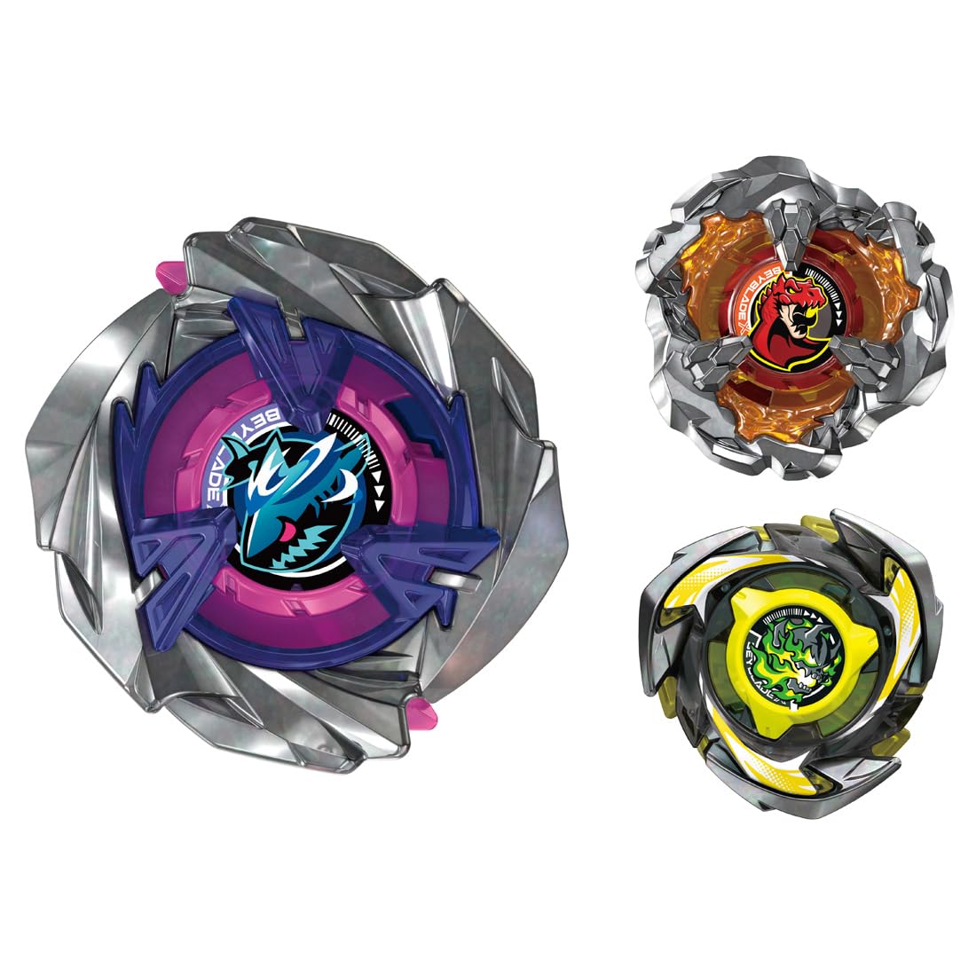 Takara Tomy Beyblade X UX-15 Shark Scale Deck Set – 3-Blade Battle Pack BX/UX/CX