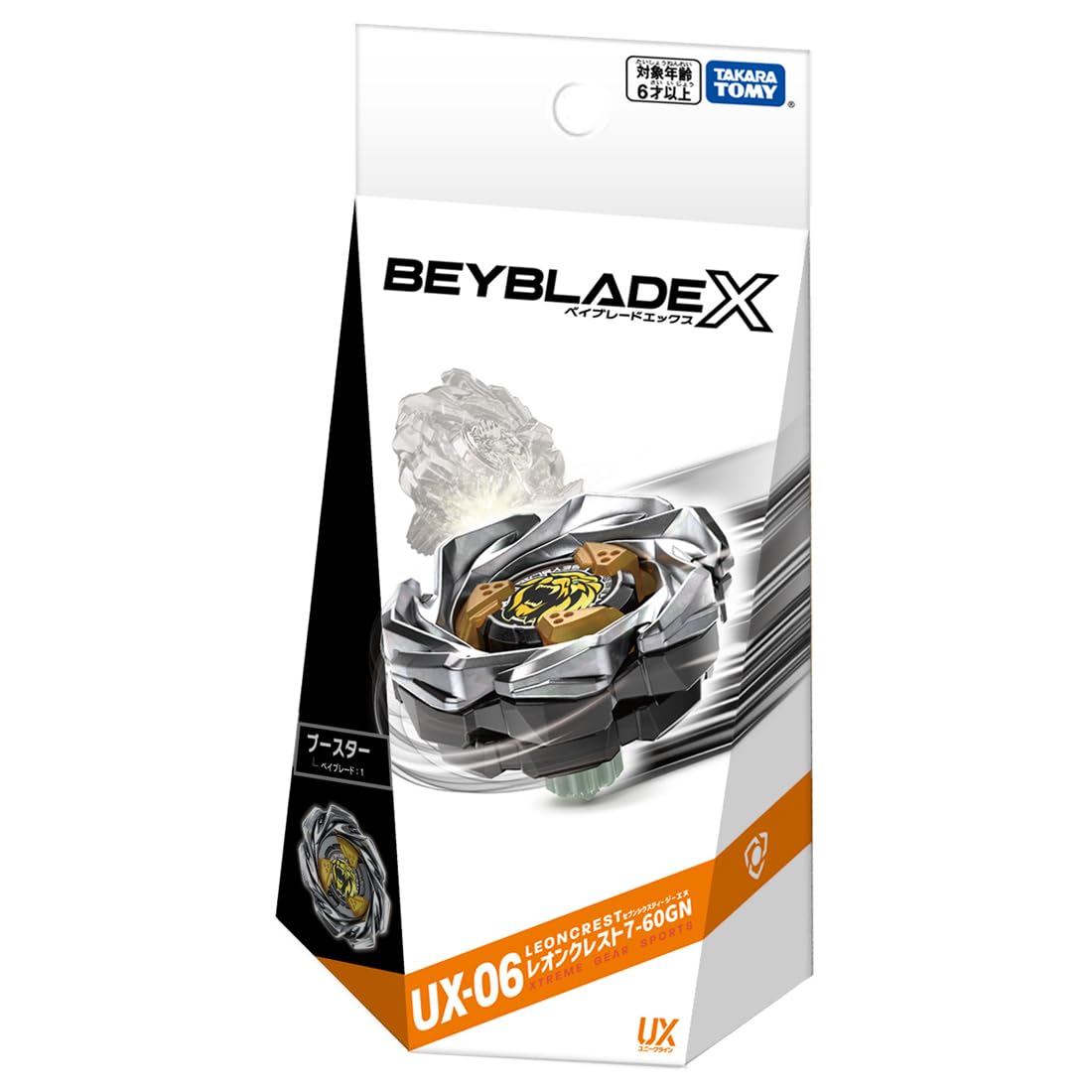 TAKARA TOMY Beyblade X UX-06 Booster Leon Crest - High-Speed Battle Gear