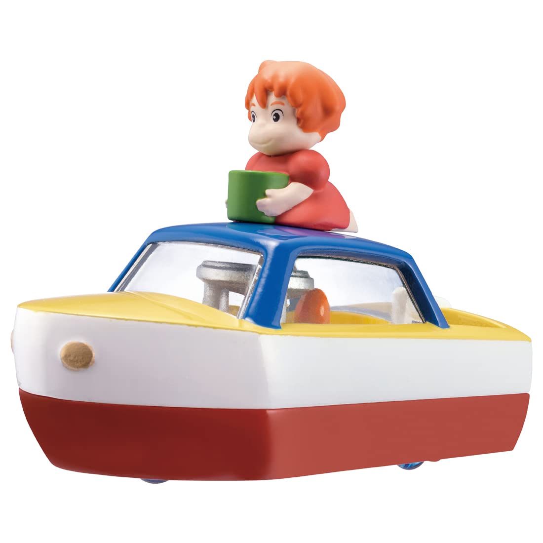 Takara Tomy Dream Tomica Ghibli Ponyo on the Cliff Pom Boat – Sosuke Miniature Display Piece