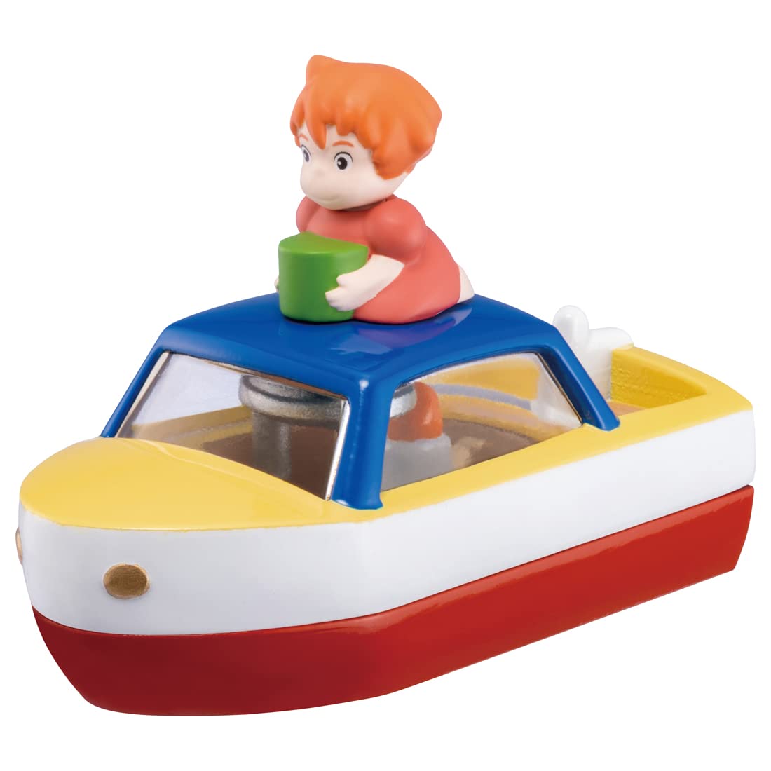 Takara Tomy Dream Tomica Ghibli Ponyo on the Cliff Pom Boat – Sosuke Miniature Display Piece
