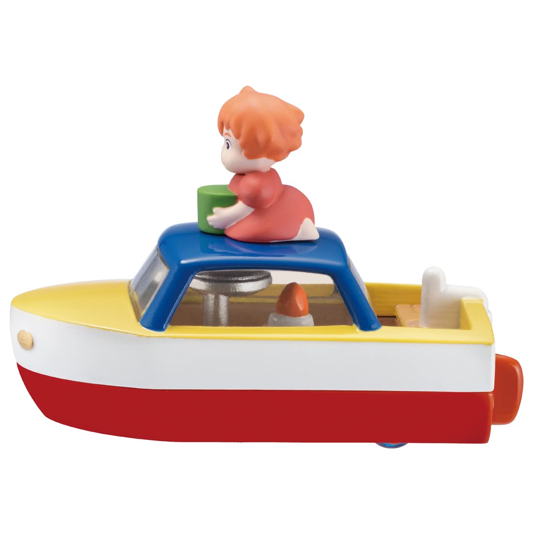 Takara Tomy Dream Tomica Ghibli Ponyo on the Cliff Pom Boat – Sosuke Miniature Display Piece