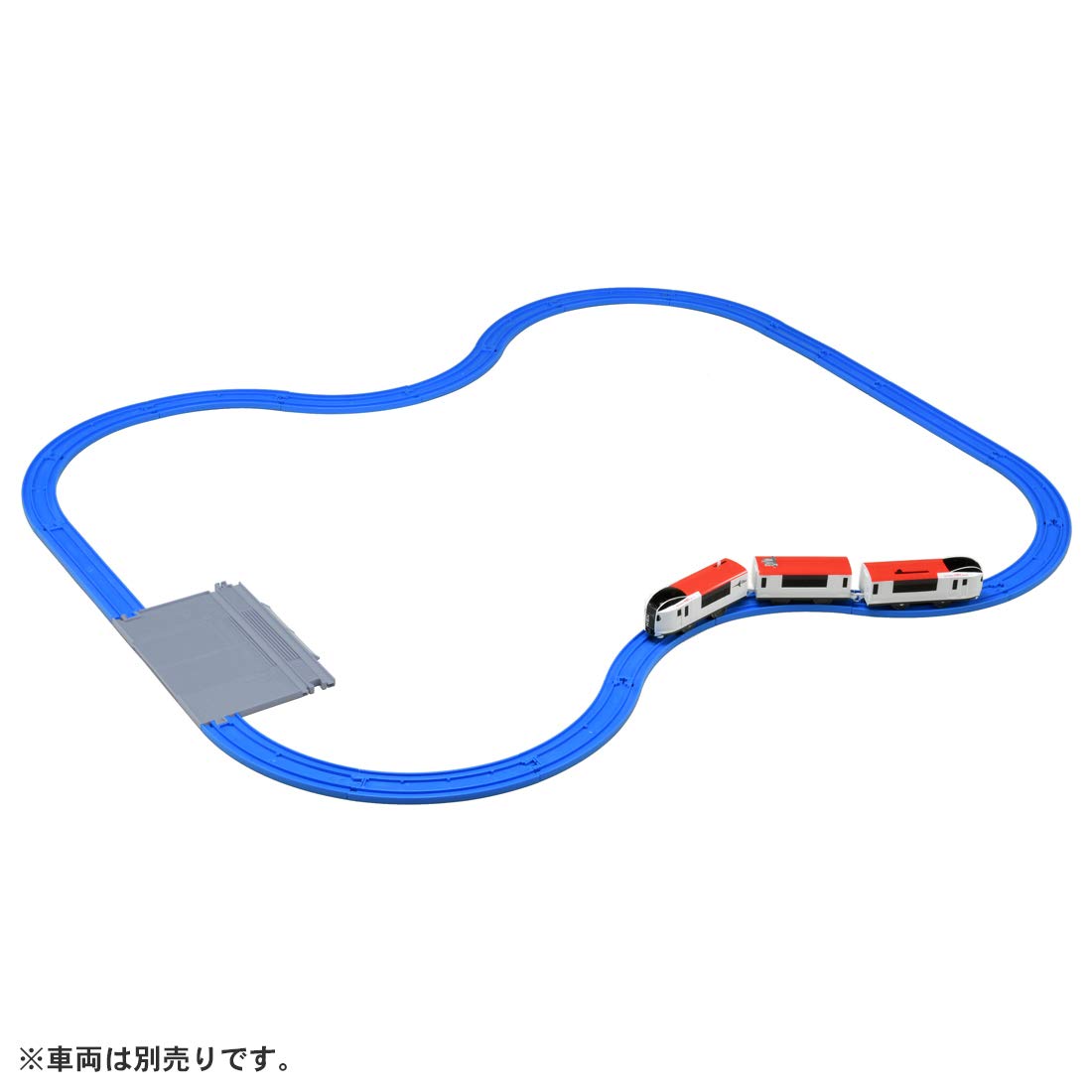 Takara Tomy PLARAIL Starter Rail Kit – Straight & Curved Rails for Trains, Ages 3+, ST Mark Certified