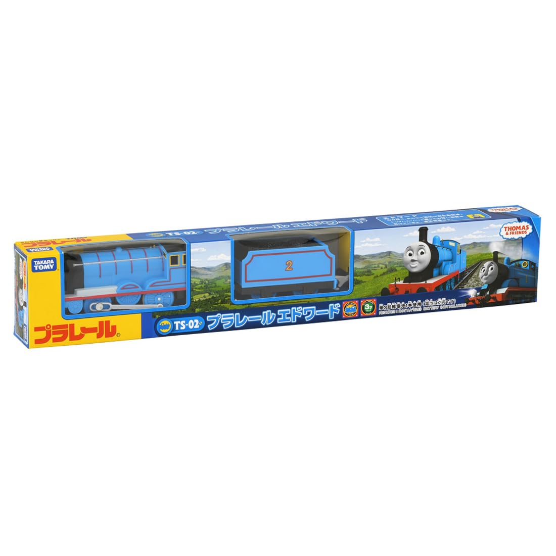Takara Tomy Plarail Thomas TS-02 Edward – Renewed Faces, Switch-Off Play