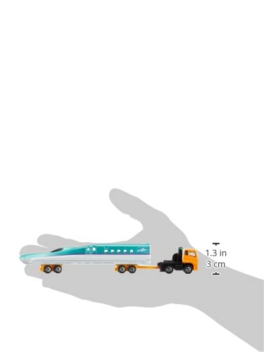 Tomica Long Type Mitsubishi Fuso Super Great H5 Series Shinkansen Hayabusa Transport Vehicle by Takara Tomy