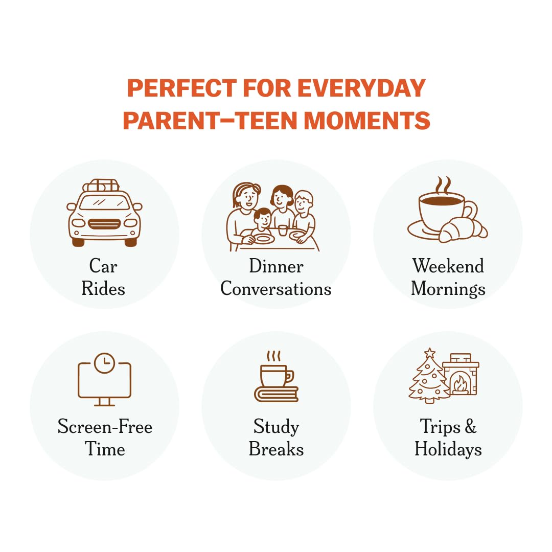 TALES Conversation Cards Teens Edition – 150-Count for Dinners, Road Trips, Classrooms & Gatherings