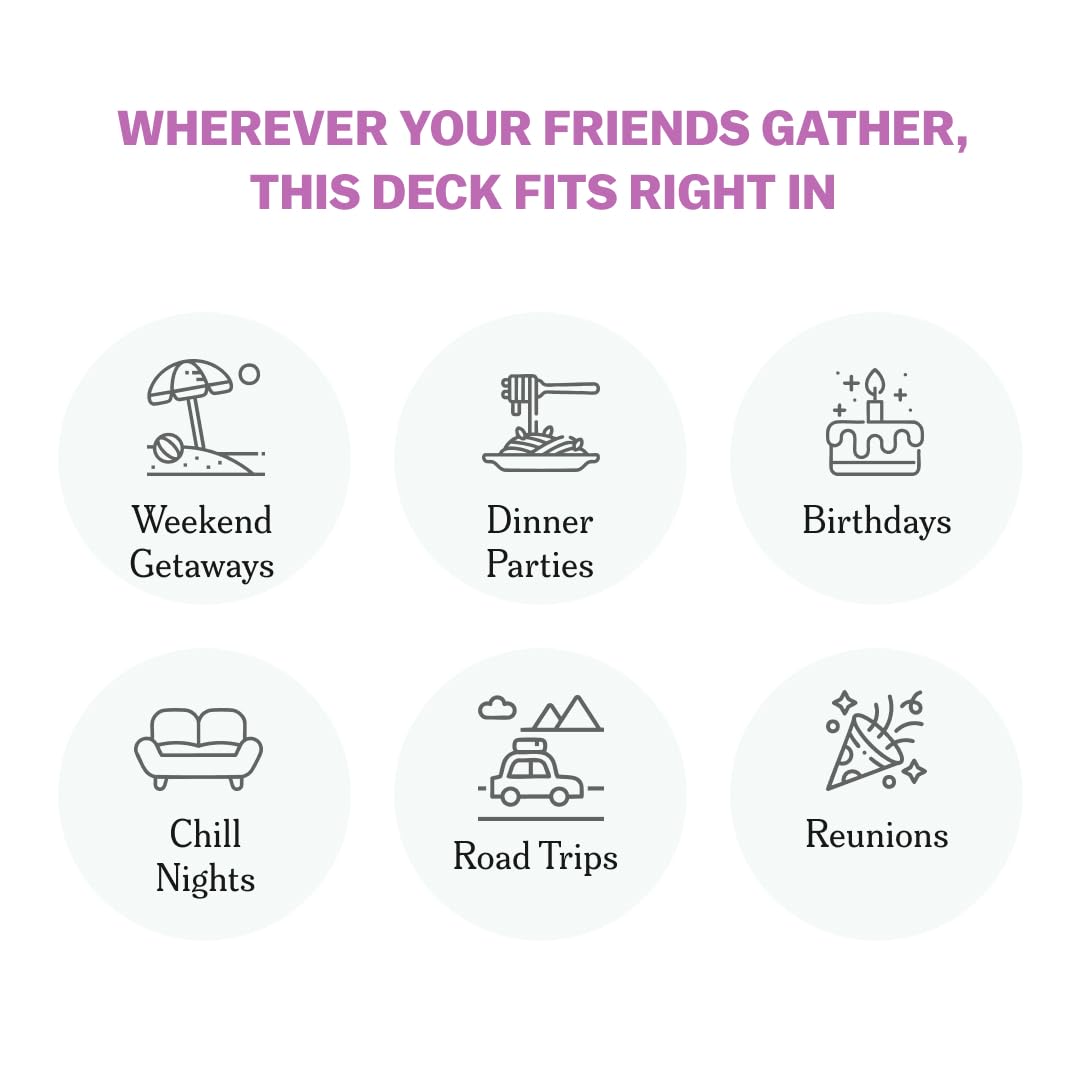 TALES Friends Edition Conversation Cards (150 Count) – Fun Card Deck for All Ages