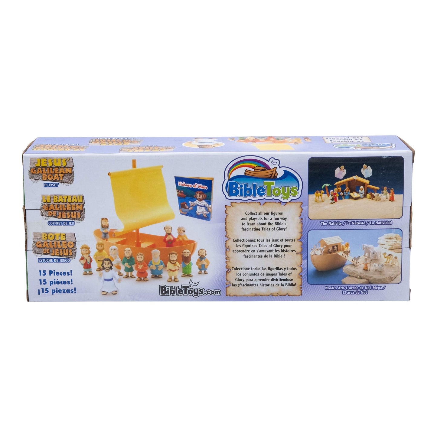 TaliCor BibleToys Tales of Glory Galilee Boat 15-Piece Playset