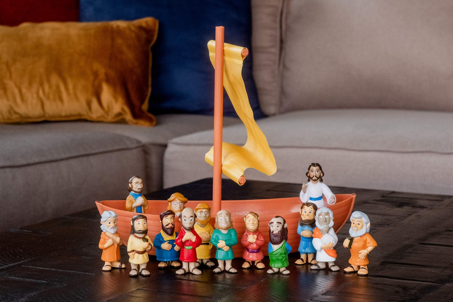 TaliCor BibleToys Tales of Glory Galilee Boat 15-Piece Playset