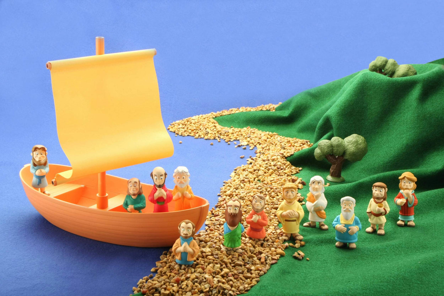 TaliCor BibleToys Tales of Glory Galilee Boat 15-Piece Playset