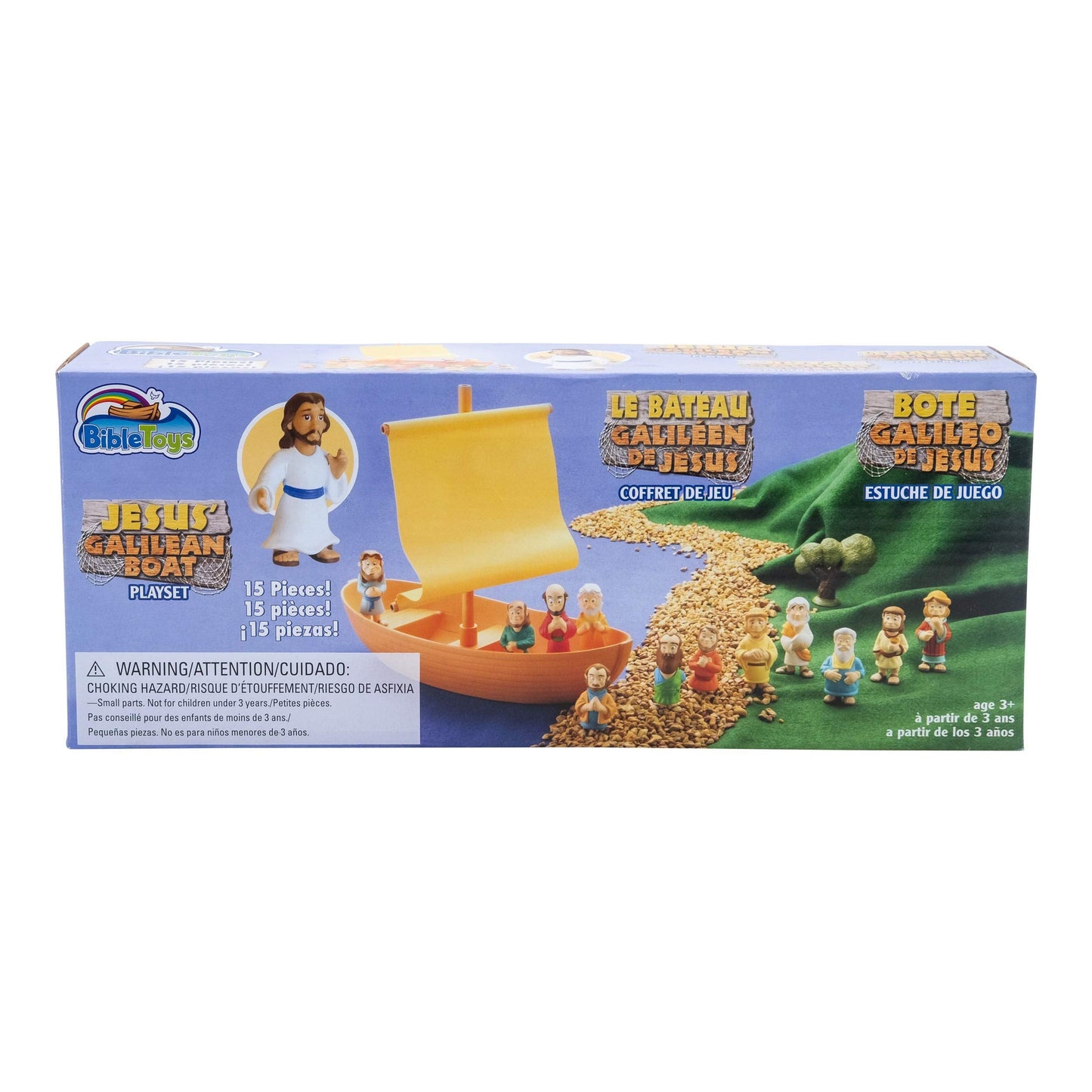 TaliCor BibleToys Tales of Glory Galilee Boat 15-Piece Playset