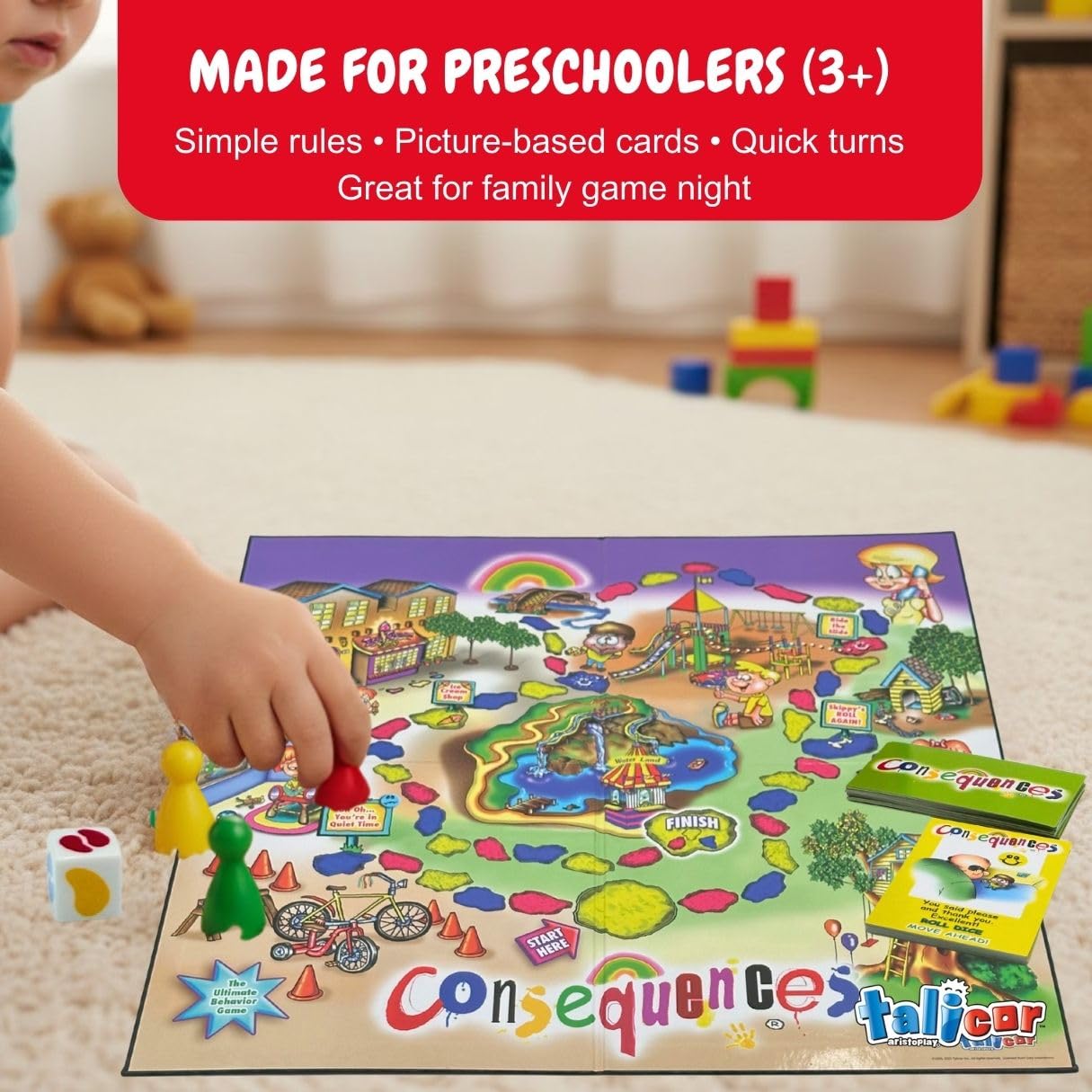 TaliCor Consequences: Fun Kids’ Game for Decision Making & Family Play